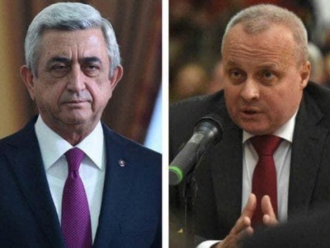 Sarkisyan Rusiya səfiri ilə görüşdü
