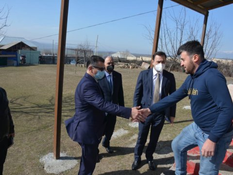 İsmayıllıda Vətən müharibəsi qəhrəmanları ilə görüş keçirilib - FOTO