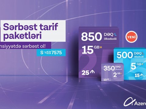 “Azercell Telekom” yeni Sərbəst tariflərini təqdim edir