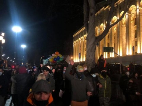 Gürcüstanda itaətsizlik yürüşü