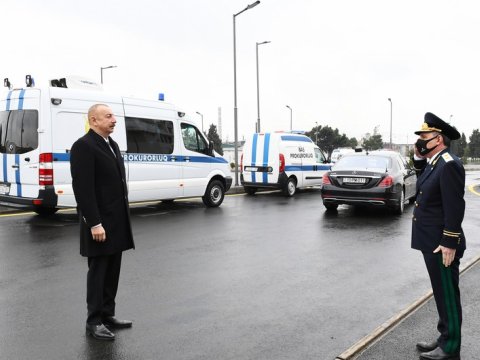 Prezident Baş Prokurorluğun yeni inzibati binasının açılışını etdi