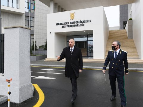 Baş Prokurorluğun yeni binasında altı idarə yerləşəcək