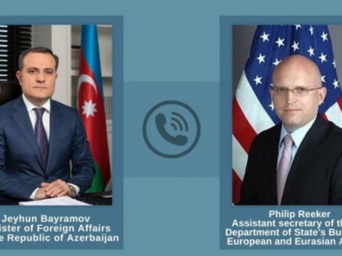 Ceyhun Bayramov ABŞ Dövlət Katibinin köməkçisi ilə telefonla danışdı