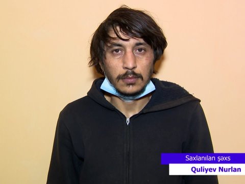 Polisə müqavimət göstərən şəxs saxlanıldı