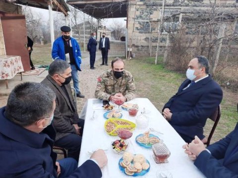 İcra başçısı qaziləri ziyarət edib - FOTOLAR