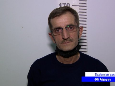Bakıda silahla gəzən keçmiş məhkum saxlanıldı - VİDEO