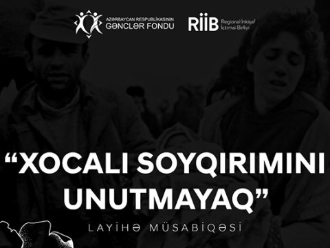 “Xocalı soyqırımını unutmayaq” adlı müsabiqə keçirilir
