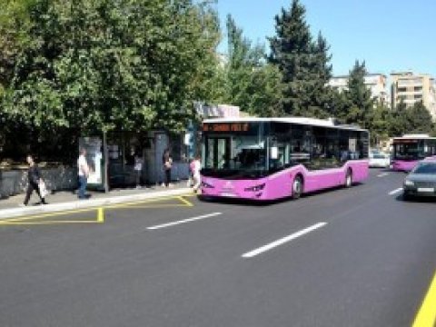 Bakıda bu marşrutun hərəkət sxemi dəyişdirildi