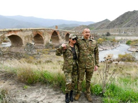 Prezident və birinci xanım Füzuli, Zəngilan, Laçın və Cəbrayılda...