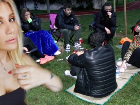 Dostlarıyla piknik edən müğənni cərimələndi 