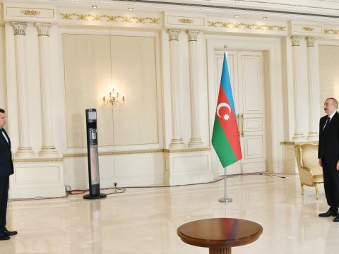 Prezident yeni səfirlərin etimadnaməsini qəbul etdi - FOTOLAR