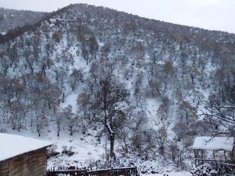Bu rayonlara qar yağıb - FAKTİKİ HAVA