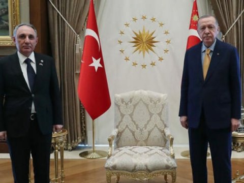 Ərdoğan Kamran Əliyevi qəbul etdi