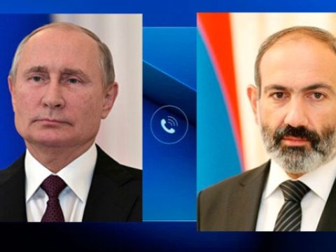 Putin Paşinyanla Qarabağdan DANIŞDI
