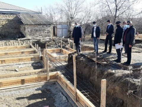 Prezidentin göstərişi ilə Goranboy sakininin evi yenidən tikilir