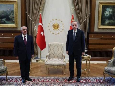 Ərdoğan Azərbaycanın Baş nazirini qəbul etdi
