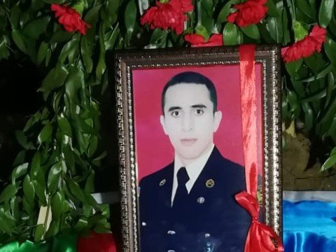 Şəhid hərbçimiz Sumqayıtda dəfn olundu - FOTOLAR