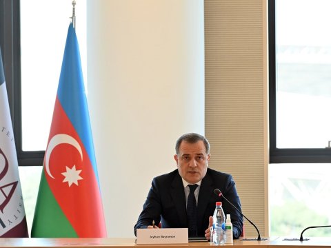 Ceyhun Bayramov avropalı diplomatlarla görüşdü - FOTO
