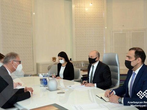 Nazir alman səfirlə görüşdü, etirazını bildirdi - FOTO