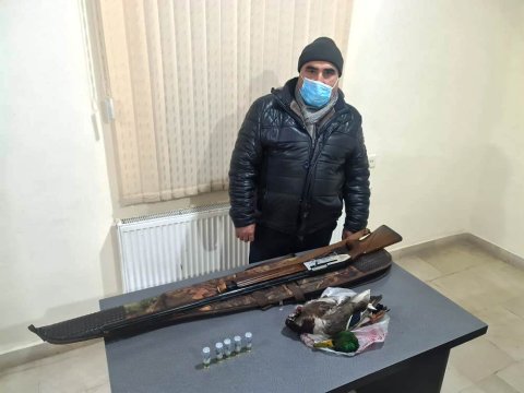Siyəzəndə qanunsuz ov edən şəxs saxlanıldı