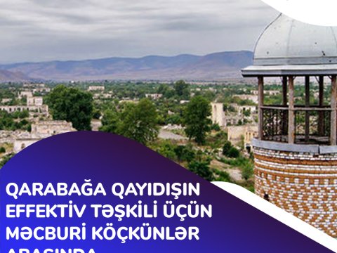 Məcburi köçkünlər arasında sorğu keçirilir