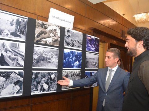 Xocalı Soyqırımı Pakistanda yad edilib - FOTOLAR