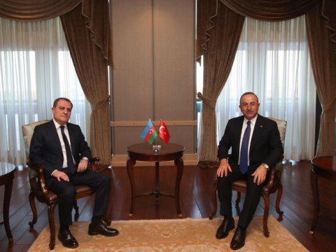 Azərbaycan və Türkiyə XİN rəhbərləri görüşüb