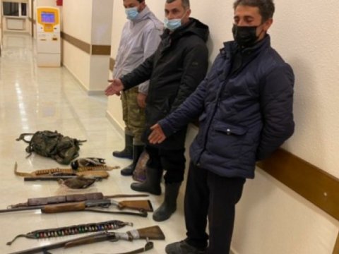 Şamaxıda qanunsuz ov edən şəxslər saxlanıldı
