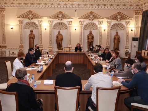 Xarici jurnalistlər Diasporla İş üzrə Dövlət Komitəsində olub - FOTOLAR