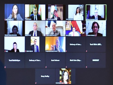 Milli Məclis ilə ABŞ Konqresi arasında ikitərəfli münasibətlərə dair videokonfrans keçirilib
