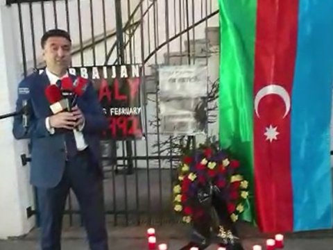 Vyanada Xocalı soyqırımı qurbanları anıldı