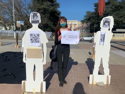 Cenevrədə Xocalı soyqırımına həsr edilmiş aksiya keçirilib