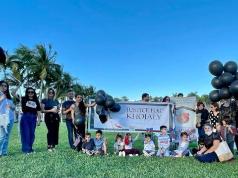 Floridada Xocalı qurbanlarının xatirəsinə havaya şarlar buraxılıb