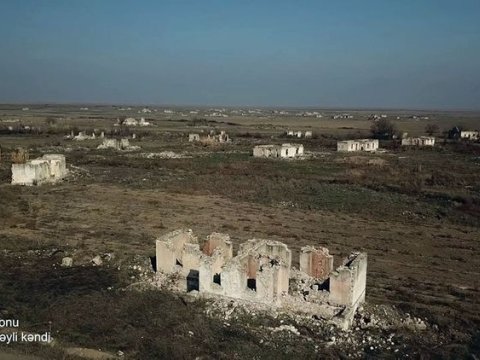 Ağdamın Eyvazxanbəyli kəndindən son görüntülər - VİDEO