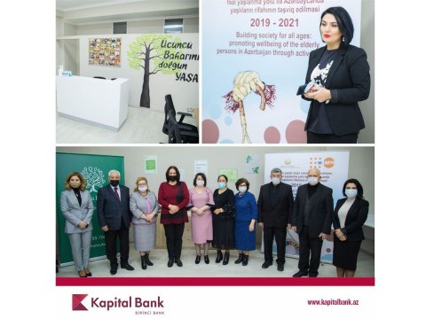 Kapital Bank-ın dəstəyi ilə daha bir “YAŞA” Mərkəzi fəaliyyətə başladı