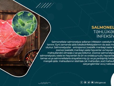 AQTİ-dən qidalardakı təhlükəli virusla bağlı XƏBƏRDARLIQ