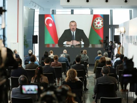 İlham Əliyevin mətbuat konfransı Gürcüstan KİV-lərində