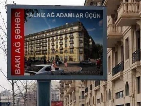 “Ağ Şəhər yalnız ağ adamlar üçün”dür? - Agentlikdən açıqlama