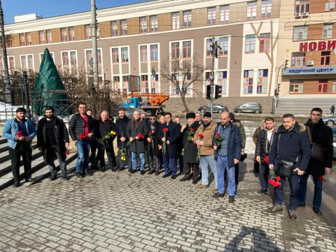 Kiyevdə Xocalı soyqırımı qurbanları yad edilib