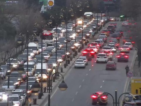 Bakının bu ərazilərində tıxac var - SİYAHI