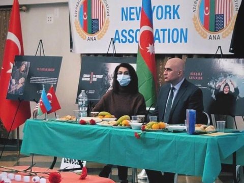 Nyu-Yorkdakı Sultan Eyyub məscidində Xocalı soyqırımı qurbanları yad edilib