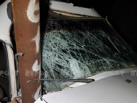 Göyçayda ata və oğul yol qəzasında xəsarət aldı - FOTO