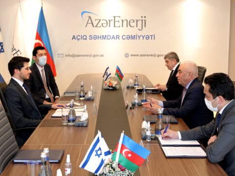 “Azərenerji”nin rəhbəri ilə İsrail səfirinin görüşü olub