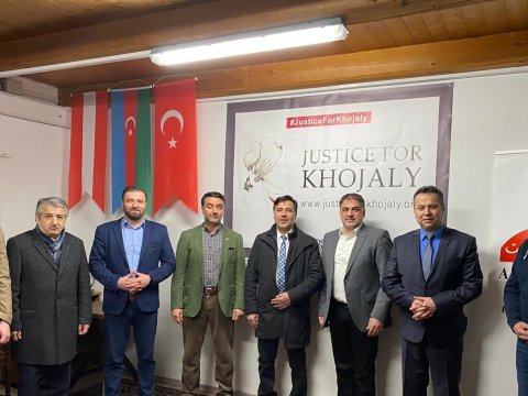 Vyanadakı Azərbaycan Evində Xocalı soyqırımına həsr edilmiş anım guşəsi təşkil olunub