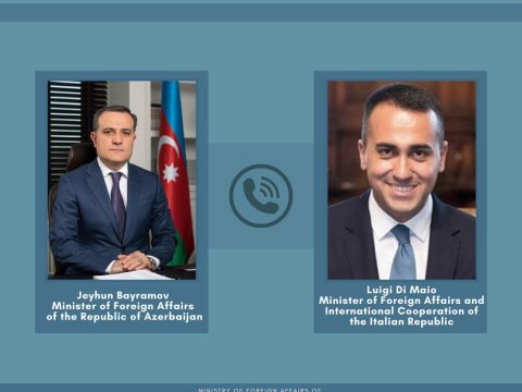 Ceyhun Bayramov italiyalı nazirə Ermənistanın pozucu əməllərindən danışdı 