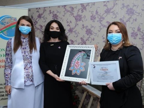 Komitə sədri bir qrup tanınmış və yeni nəsil yazarı ilə görüşdü - FOTO