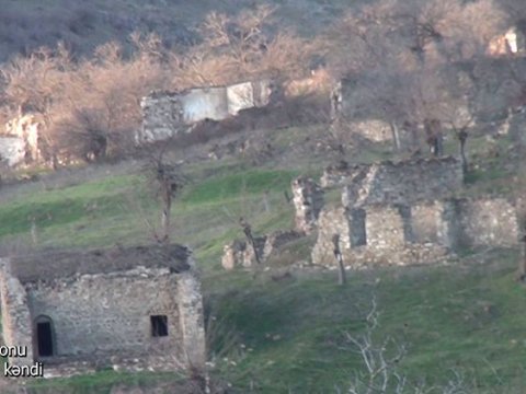 Ermənilərin viran qoyduğu Füzulinin Qaradağlı kəndi - VİDEO
