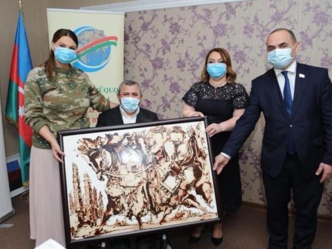 Komitə sədri qazi paralimpiyaçılarla görüşdü - FOTO