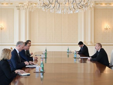 İlham Əliyev Avropa İttifaqının xüsusi nümayəndəsini qəbul edib