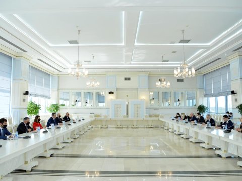 Milli Məclisdə TBMM-in nümayəndə heyəti ilə görüş olub - FOTO